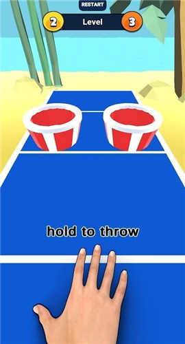 乒乓球弹入水杯截图欣赏