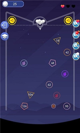 弹力球碰碰碰截图欣赏