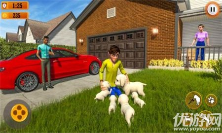 虚拟家庭宠物狗3D