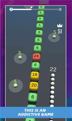 贪吃蛇小球碰撞截图欣赏