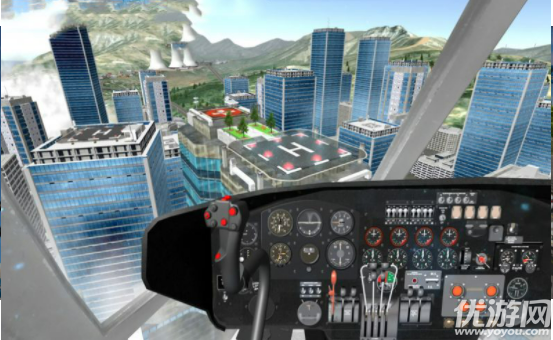 直升机飞行模拟游戏截图