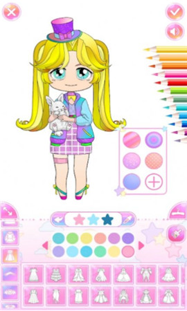 赤壁娃娃装扮填色游戏和头像制作截图欣赏