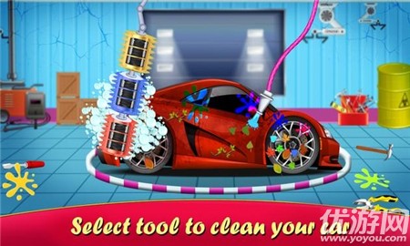 儿童超级英雄洗车