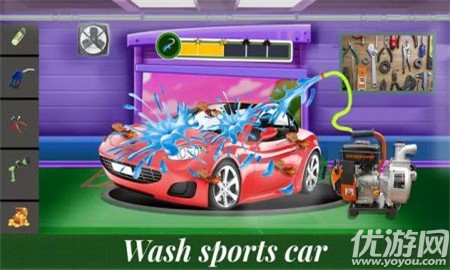 儿童超级英雄洗车