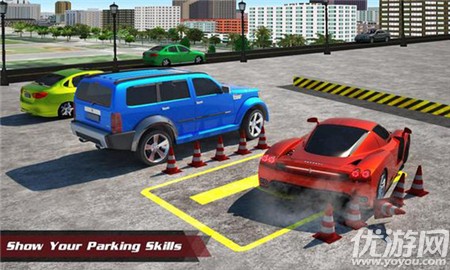 小汽车停车场截图欣赏