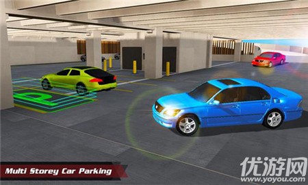 小汽车停车场截图欣赏