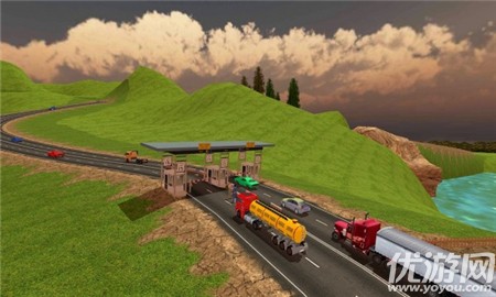 山地油罐车运输截图欣赏