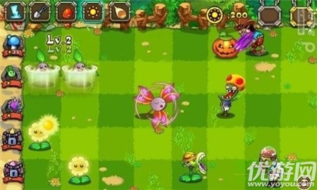 燃烧果蔬大战僵尸