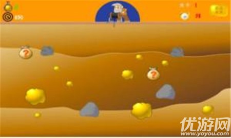 黄金矿工挖金矿