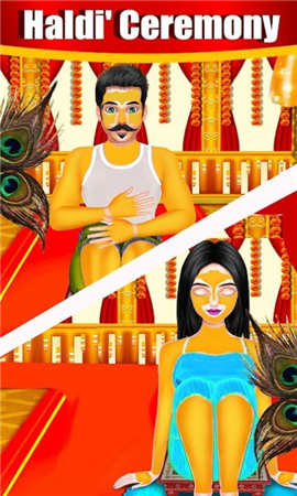 印度女孩新娘化妆截图欣赏