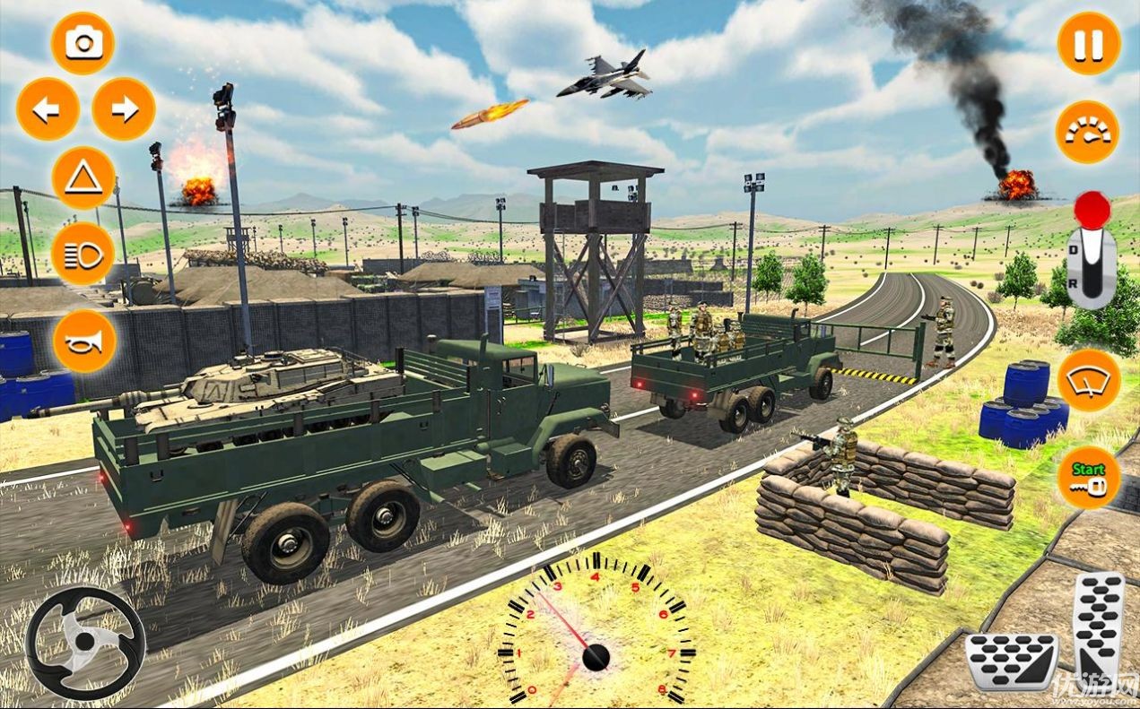 陆军卡车驾驶游戏截图