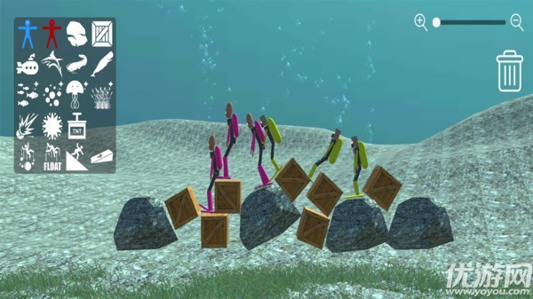 火柴人水下游乐场截图欣赏