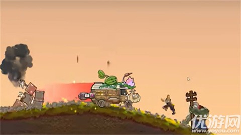 植物大战僵尸死亡战车游戏截图
