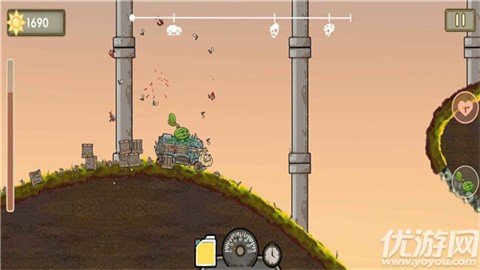植物大战僵尸死亡战车游戏截图