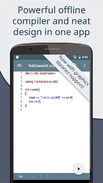 Cxxdroid截图欣赏
