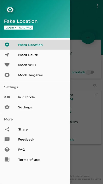 fake location截图欣赏