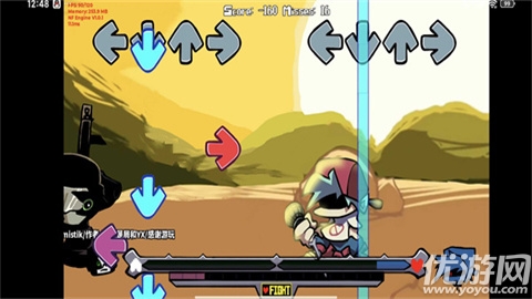 FNF尘埃传说V3截图欣赏