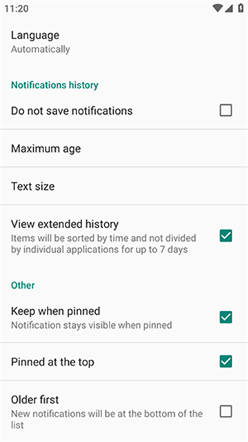 通知小部件截图欣赏