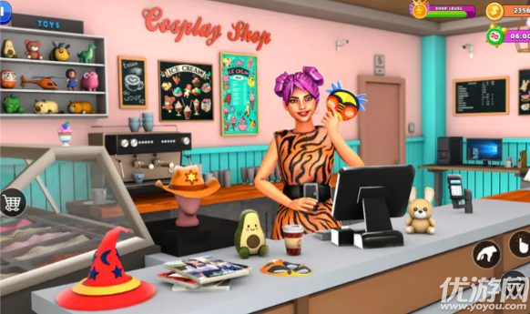 Cosplay商店模拟器游戏截图