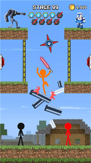 火柴人英雄光剑战争游戏截图