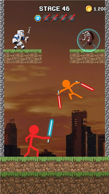 火柴人英雄光剑战争游戏截图