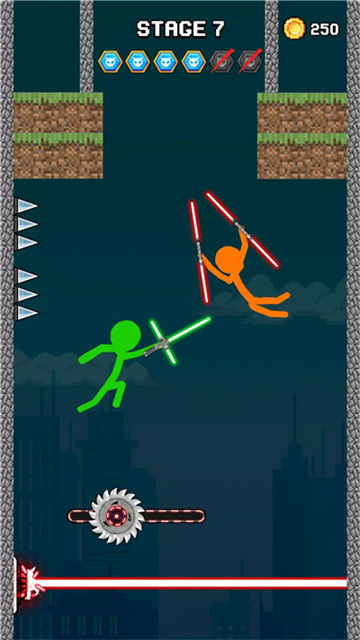 火柴人英雄光剑战争游戏截图