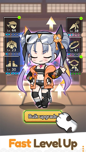 忍者喵喵保卫村庄游戏截图