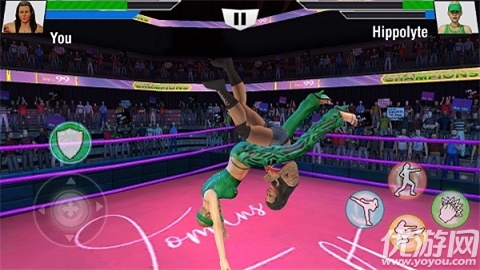 坏女孩摔跤模拟器游戏截图