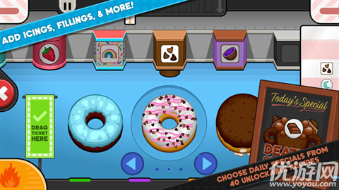 老爹的甜甜圈店游戏截图