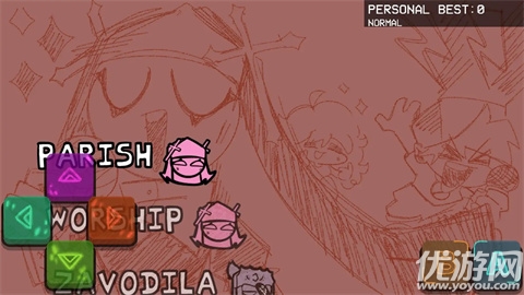 FNF教堂模组游戏截图