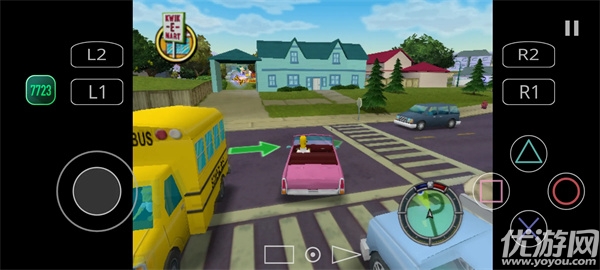 辛普森一家横冲直撞游戏截图