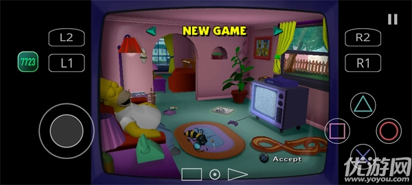 辛普森一家横冲直撞游戏截图