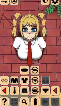 卡在墙中的少女游戏截图