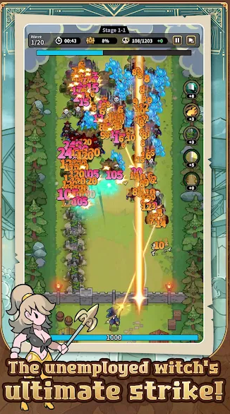 邪恶女巫塔防游戏截图