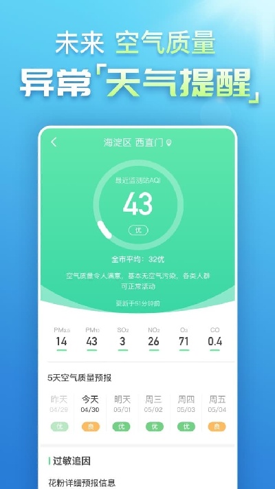更云天气预报游戏截图